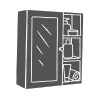Armoire de toilettes